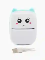 Голубой мини принтер, детский термопринтер Bluetooth, термобумага