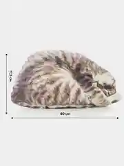 Коричневый мягкая подушка Кошка/Кот, реалистичная