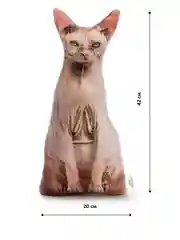 Кремовый мягкая подушка Кошка/Кот, реалистичная