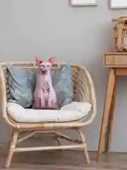 Кремовый мягкая подушка Кошка/Кот, реалистичная