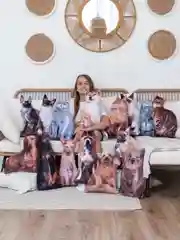 Мягкая подушка Кошка/Кот, реалистичная
