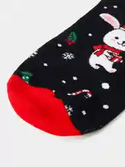 Носки новогодние в подарочном мешочке,  3 пары