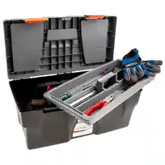 Ящик для инструмента 23", 590х300х300 мм, пластик Россия, STELS, 90706