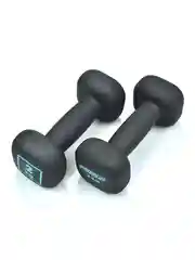 Черный гантели неопреновые ProRun, 2 шт х 2 кг, 100-5010