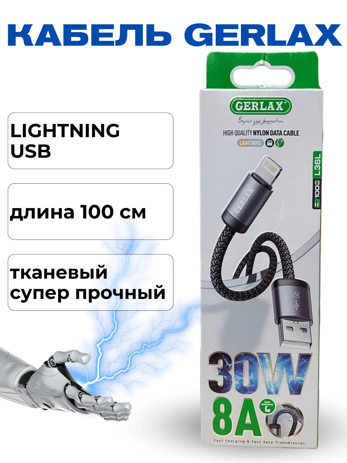 Зарядный кабель Lightning USB для Apple iPhone, зарядное устройство айфон, зарядка