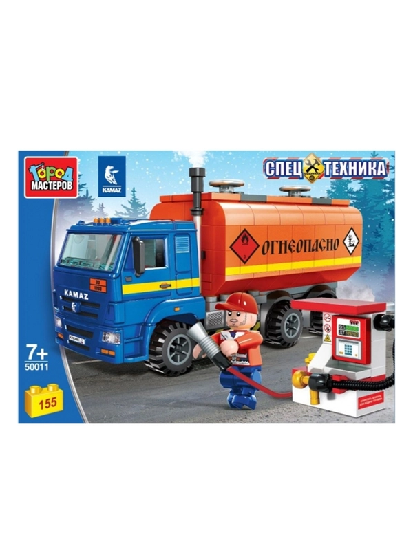 Игрушка Город Мастеров KAMAZ конструктор БЕНЗОВОЗ купить по цене 1289 ...