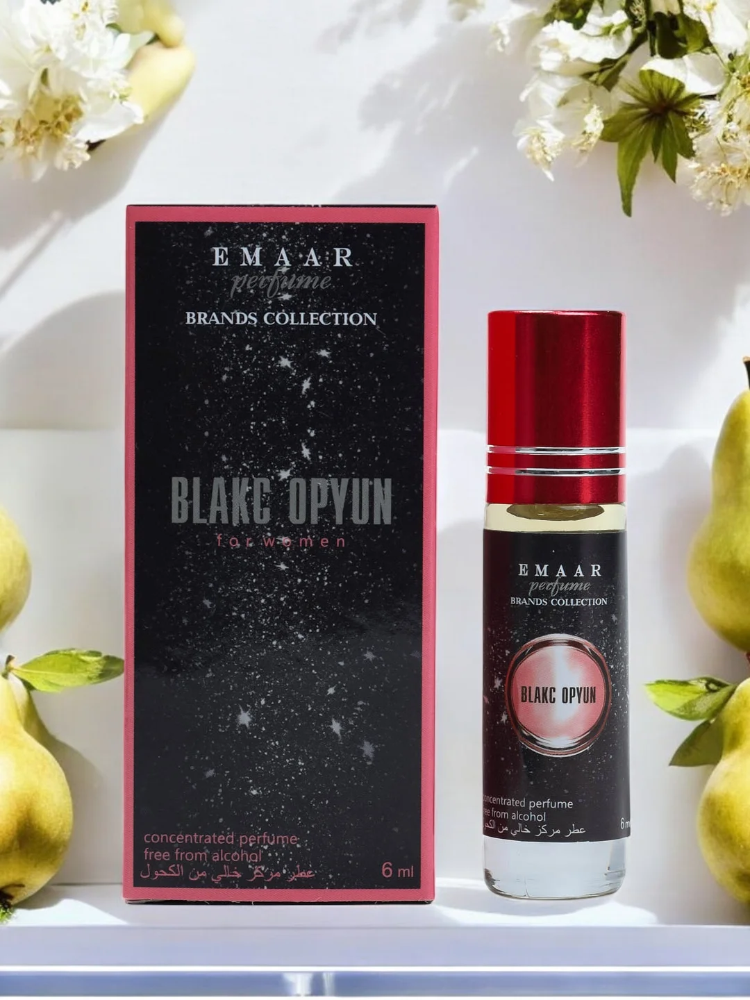 Масляные духи по мотивам Black Opium, 6 мл