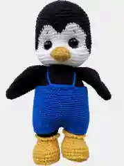 Новогодняя игрушка /вязаная игрушка Пингвинёнок