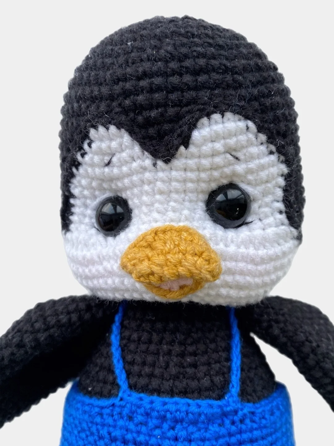 Новогодняя игрушка /вязаная игрушка Пингвинёнок