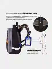 Рюкзак школьный Brauberg Premium, для мальчика, 2 отделения, 227815