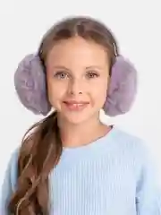 Бежевый меховые наушники теплые зимние. Наушники пушистые
