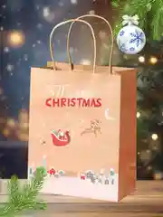 Алый пакет подарочный новогодний крафтовый, 18 х 23 х 10 см, подарочная коробка новогодняя