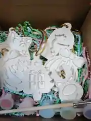 Новогодние игрушки гипсовые под раскраску