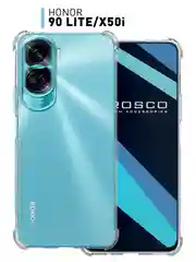 Прозрачный противоударный чехол для Honor 90 Lite и X50i, силиконовый Rosco, с усиленными углами