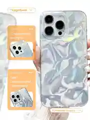 Серебряный чехлы для iPhone 11 / XR / 12 / 13 / 14 / 15 / Pro / Max (Айфон 11/12/13/Про) силиконовый