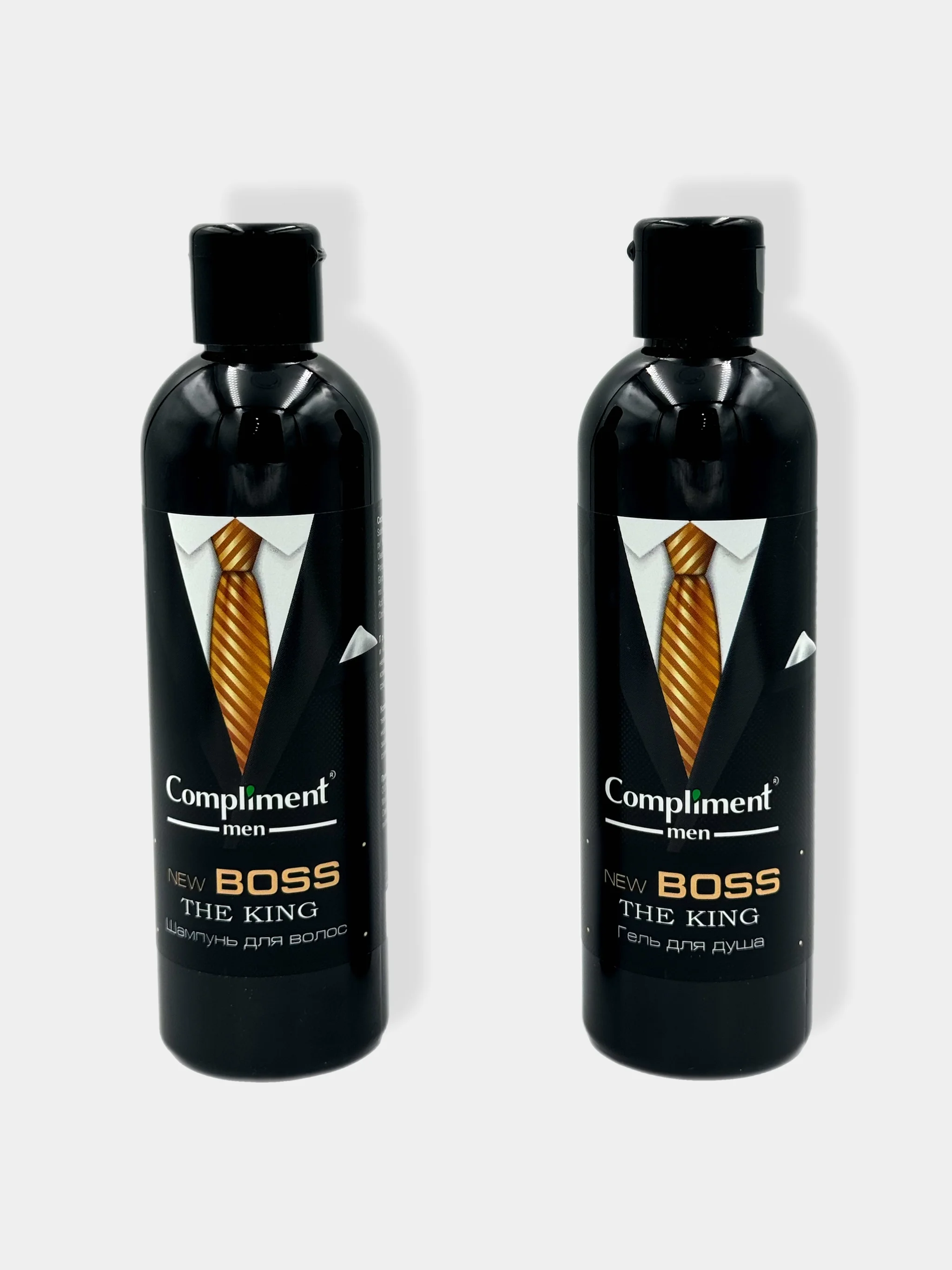 Подарочный набор для мужчин Сompliment New Boss The King/Шампунь для волос/Гель для душа