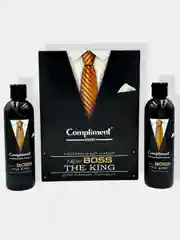 Подарочный набор для мужчин Сompliment New Boss The King/Шампунь для волос/Гель для душа