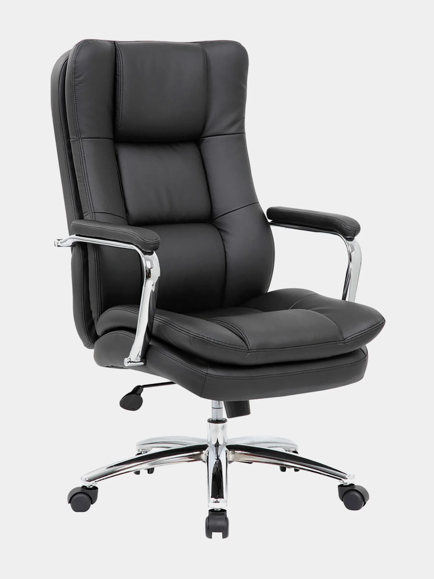Кресло офисное BRABIX PREMIUM Amadeus EX-507, экокожа, хром, черное, 530879