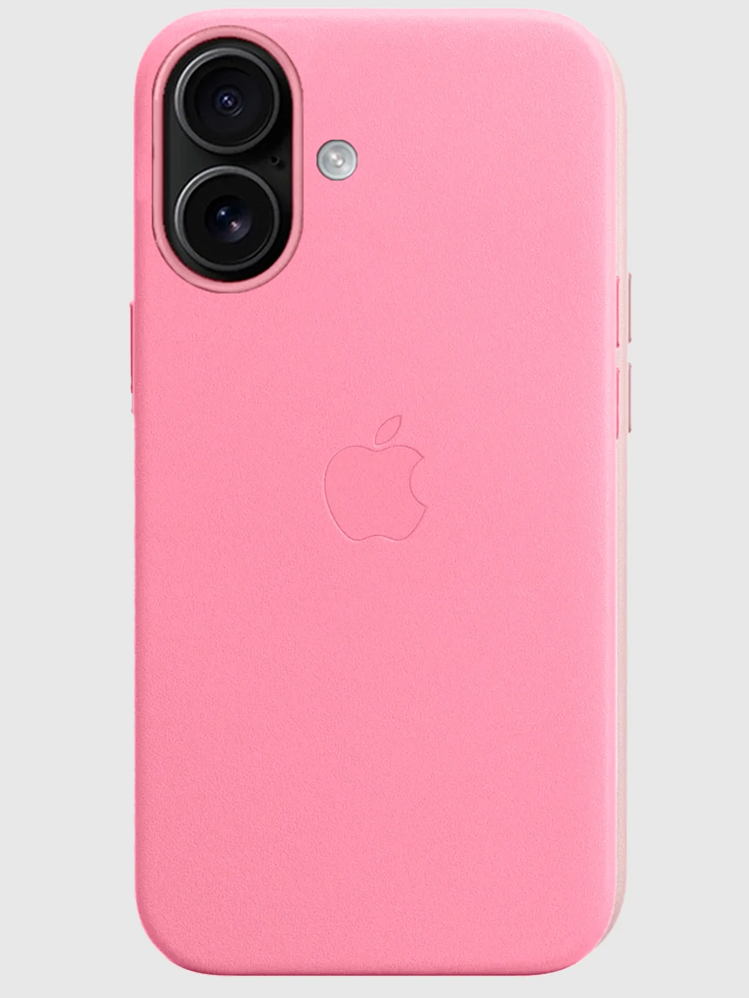 Розовый кожаный чехол на Айфон iPhone 12,13,14,15,16,13 Pro Max,14 Pro Max,15 Pro Max,16 Pro Max