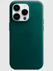 Тёмно-зелёный кожаный чехол на Айфон iPhone 12,13,14,15,16,13 Pro Max,14 Pro Max,15 Pro Max,16 Pro Max