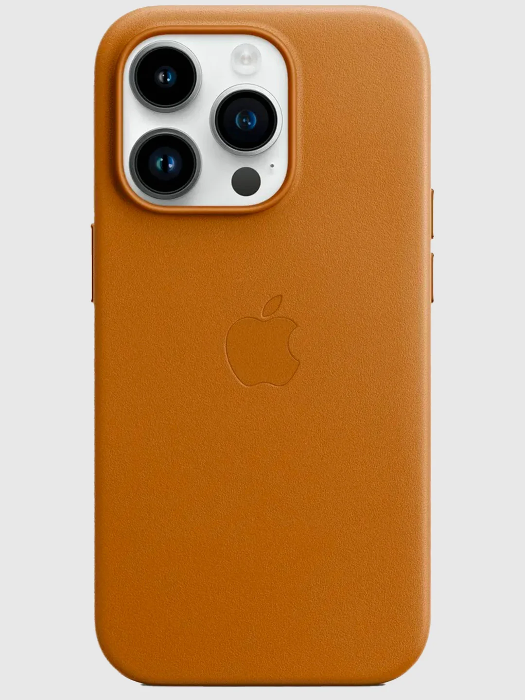 Оранжевый кожаный чехол на Айфон iPhone 12,13,14,15,16,13 Pro Max,14 Pro Max,15 Pro Max,16 Pro Max