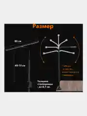 Лампа настольная бестеневая Daswerk, 238331, светильник светодиодный led 16Вт на струбцине