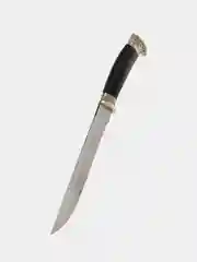 Нож казачий Пластун 95x18 Граб, мельхиор. Ручная работа, коллекционная серия