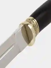 Нож казачий Пластун 95x18 Граб, мельхиор. Ручная работа, коллекционная серия