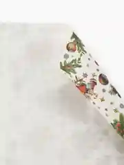 Бордовый новогодняя бумага, 70 - 100 см, подарочная, упаковочная, крафт упаковка для подарка, 40 видов