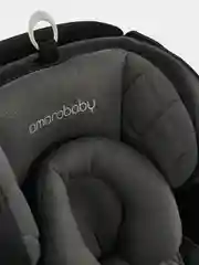 Серый автокресло детское AMAROBABY ST-3,Isofix класс D, группа 0+/1/2/3