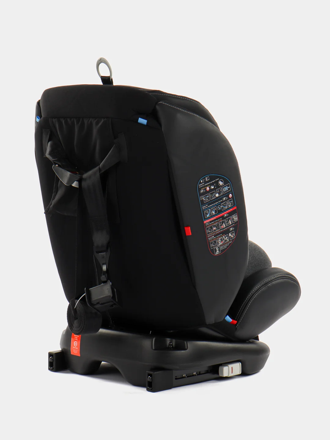 Серый автокресло детское AMAROBABY ST-3,Isofix класс D, группа 0+/1/2/3