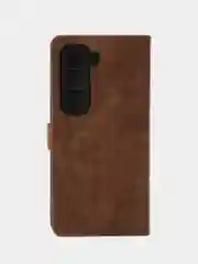 Коричневый чехол-книжка Infinix Hot 50 4G (Инфиникс Хот 50) с магнитной застежкой противоударный