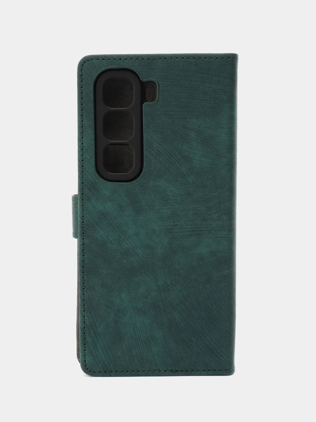 Зеленый чехол-книжка Infinix Hot 50 4G (Инфиникс Хот 50) с магнитной застежкой противоударный