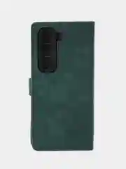 Зеленый чехол-книжка Infinix Hot 50 4G (Инфиникс Хот 50) с магнитной застежкой противоударный