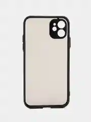 Угольный iphone 11, Айфон 11 чехол матовый с цветными кнопками
