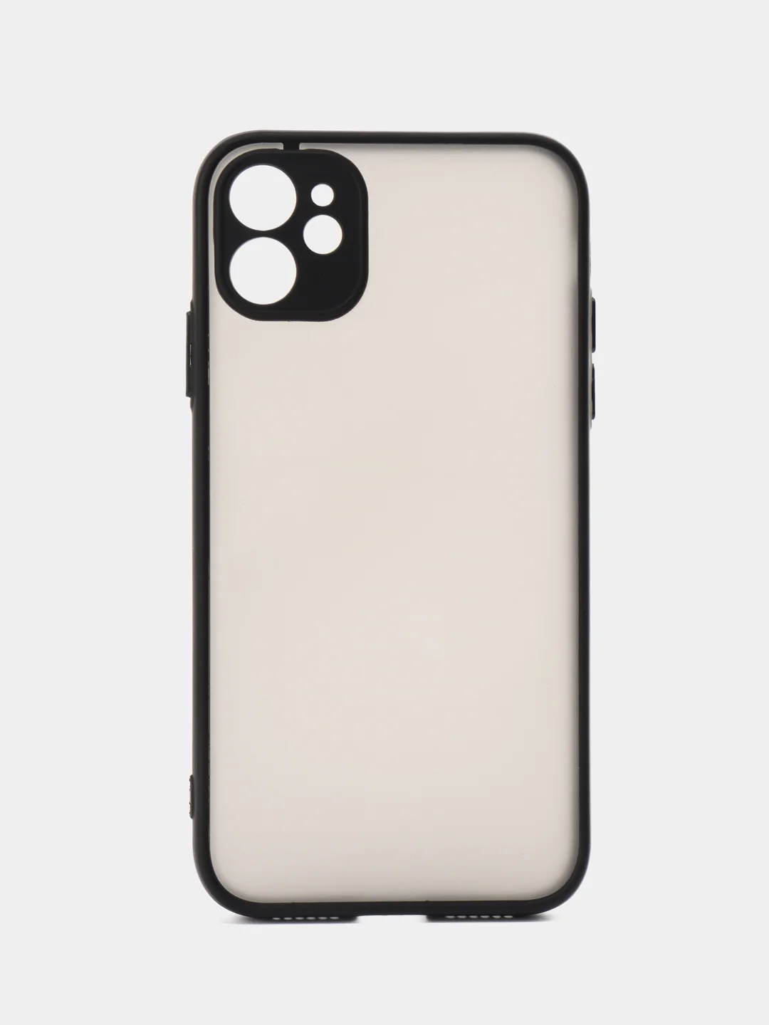Угольный iphone 11, Айфон 11 чехол матовый с цветными кнопками