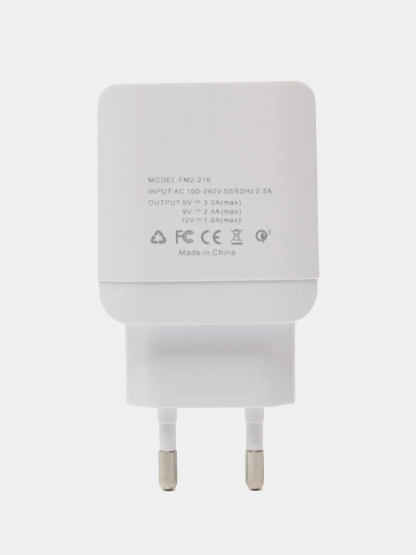 Зарядный блок быстрой зарядки QC 3.0