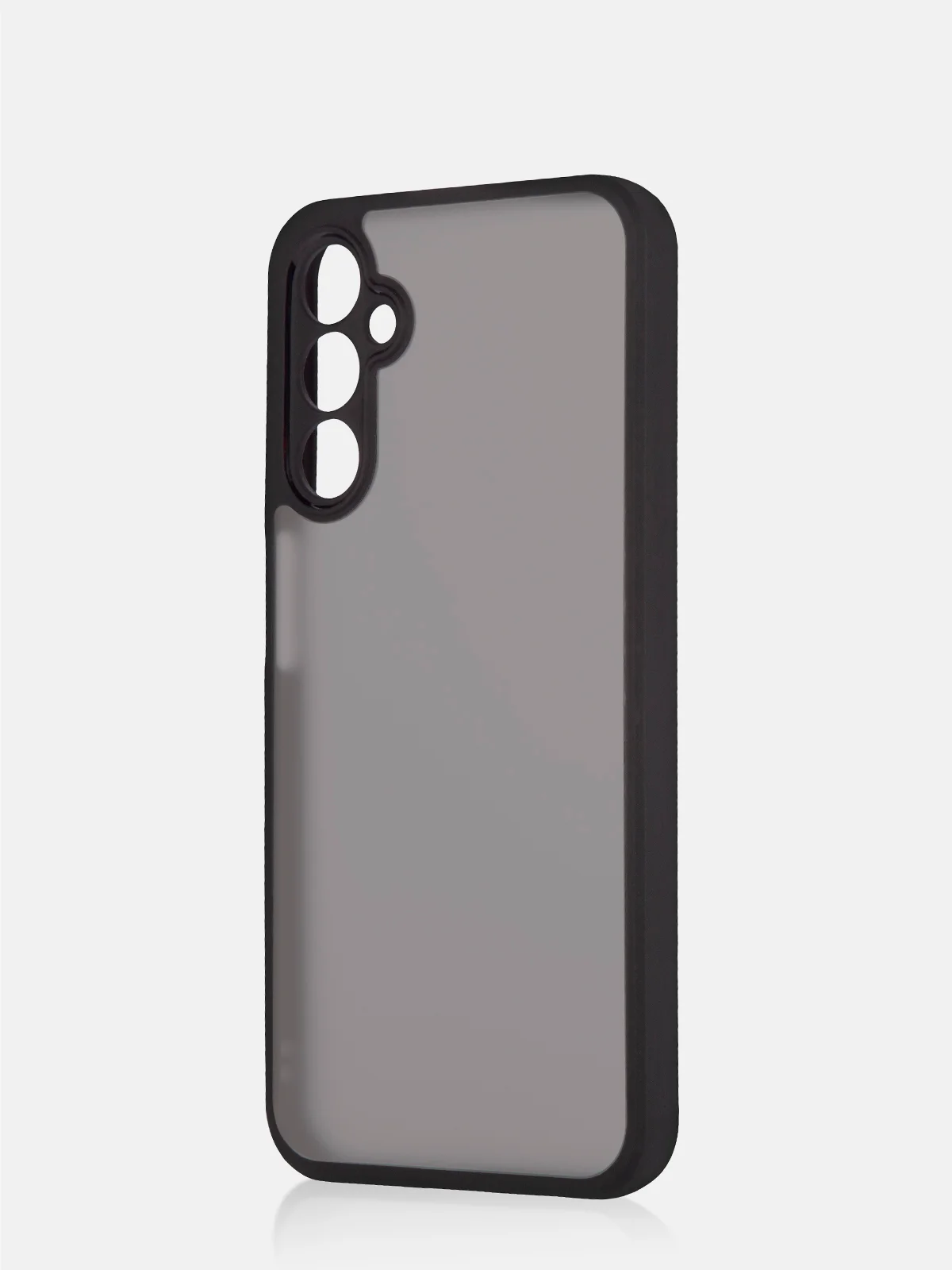 Черный чехол для Samsung Galaxy A24, пластиковый, ROSCO, противоударный, с силиконовой окантовкой