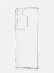 Прозрачный чехол для Vivo T2 4G силиконовый ROSCO матовый / прозрачный тонкий с защитой камер
