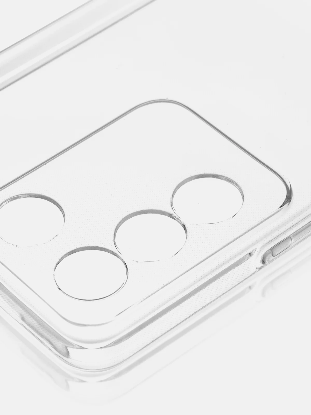 Прозрачный чехол для Vivo T2 4G силиконовый ROSCO матовый / прозрачный тонкий с защитой камер