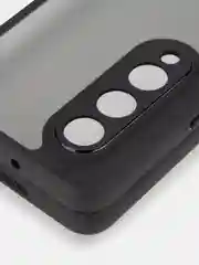Черный чехол для Samsung Galaxy Z Fold 4, ROSCO, противоударный, силиконовая окантовка