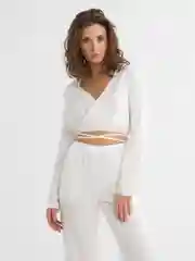 Белый костюм женский брючный
