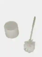 Белый ершик для унитаза, туалетный с подставкой