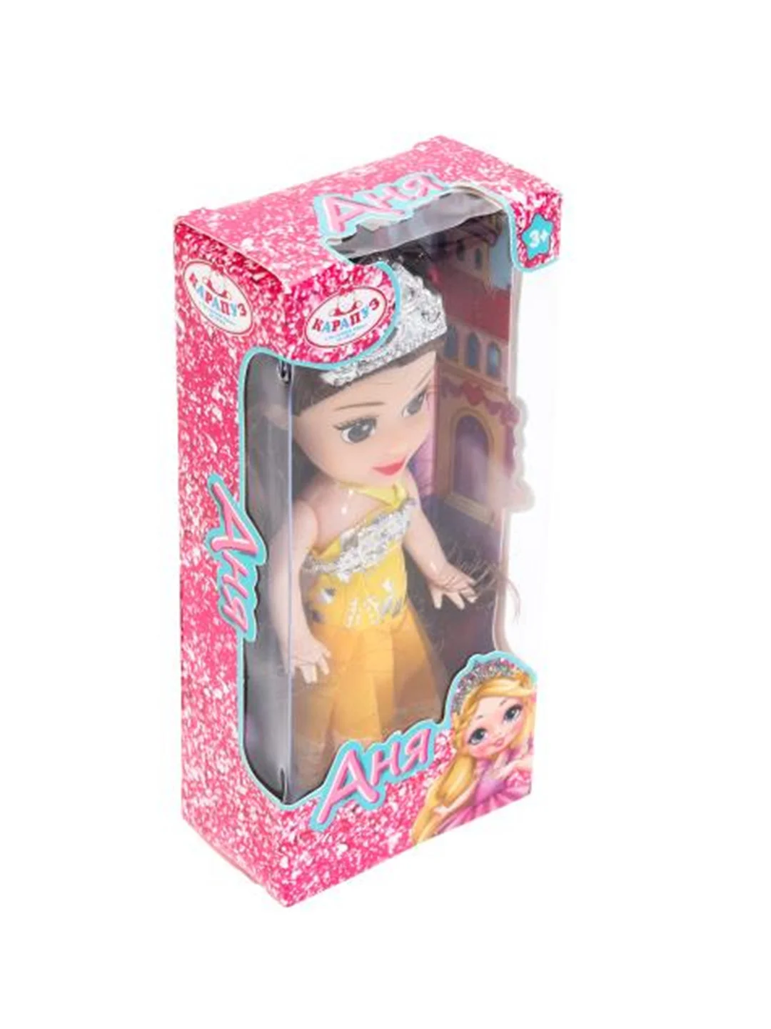Игрушка Карапуз Кукла Анечка 12 см