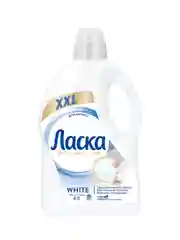 Гель для стирки Ласка Восстановление "White", для белого, 4 л