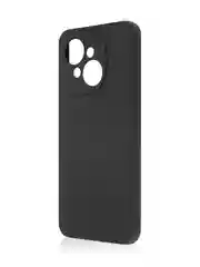 Черный чехол для Tecno SPARK Go 1 силиконовый BROSCORP матовый, тонкий, с бортиком- защитой камер