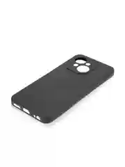 Черный чехол для Tecno SPARK Go 1 силиконовый BROSCORP матовый, тонкий, с бортиком- защитой камер
