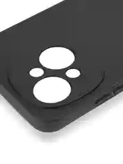 Черный чехол для Tecno SPARK Go 1 силиконовый BROSCORP матовый, тонкий, с бортиком- защитой камер