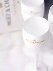 Белый небьющиеся бокалы из акрила