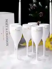 Белый небьющиеся бокалы из акрила